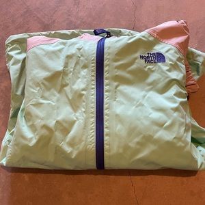 girls north face rain coat